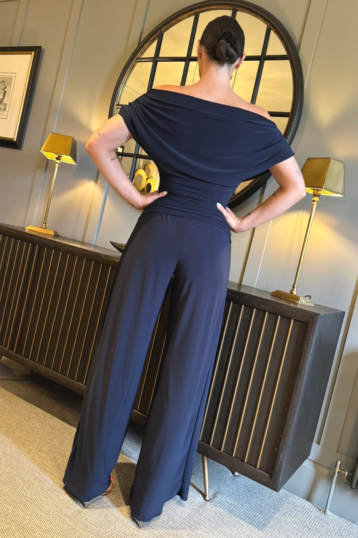 Carbon jumpsuit in navy