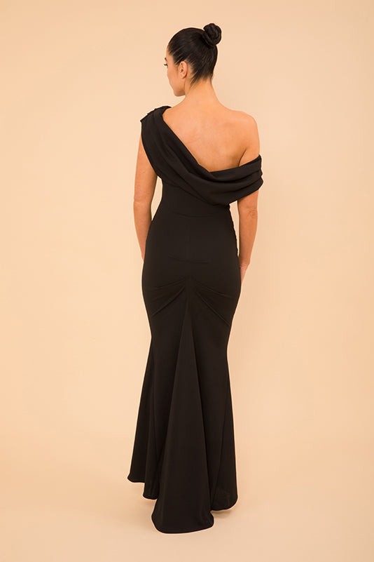 Nitrogen gown in black