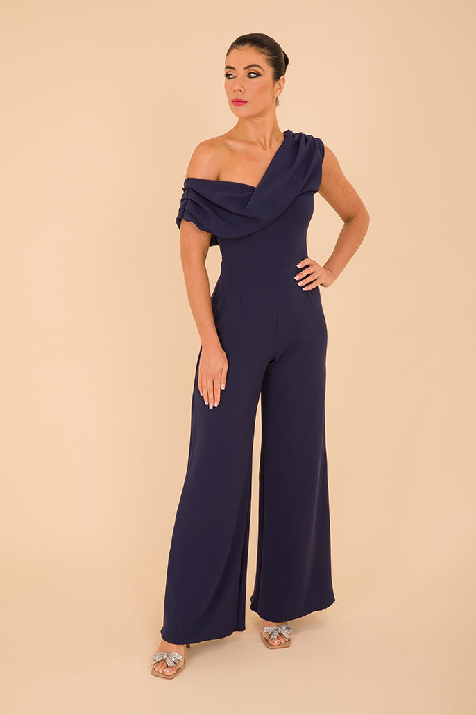 ATOM LABEL venice jumpsuit in navy