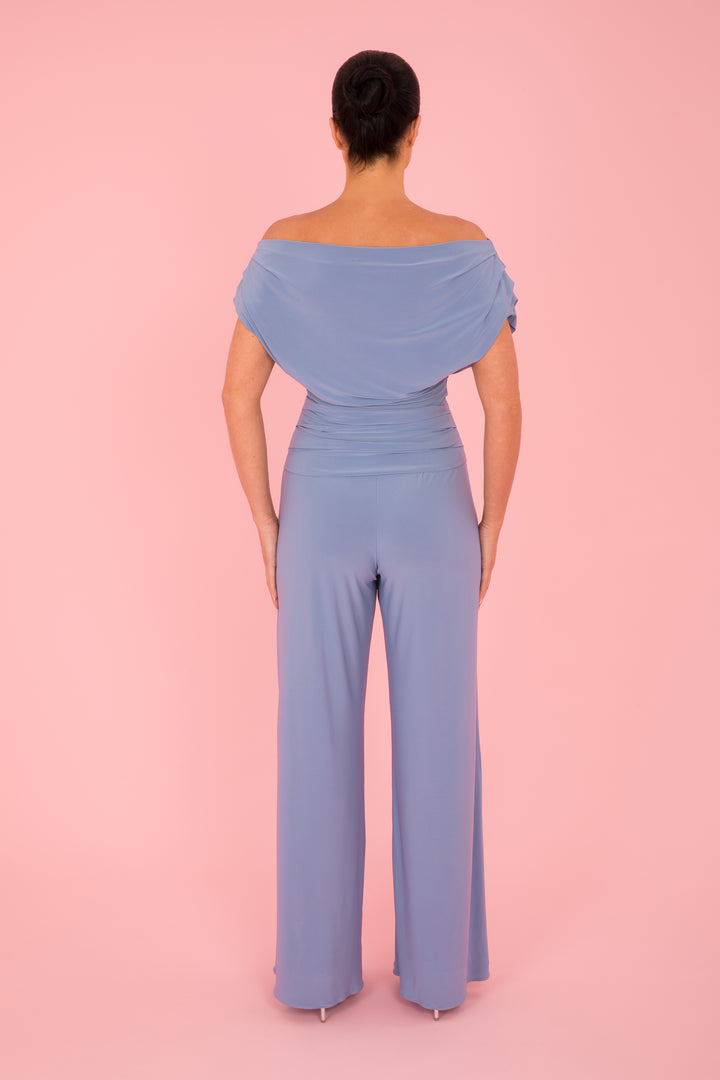 Carbon jumpsuit in powder blue