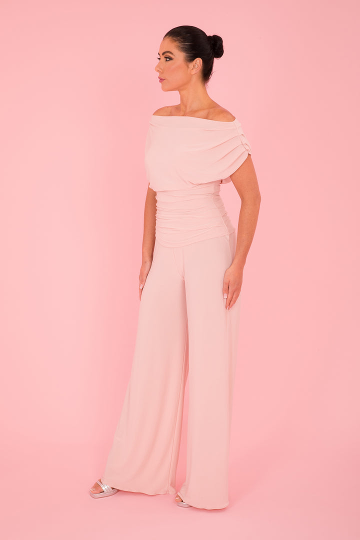 Carbon jumpsuit in blush