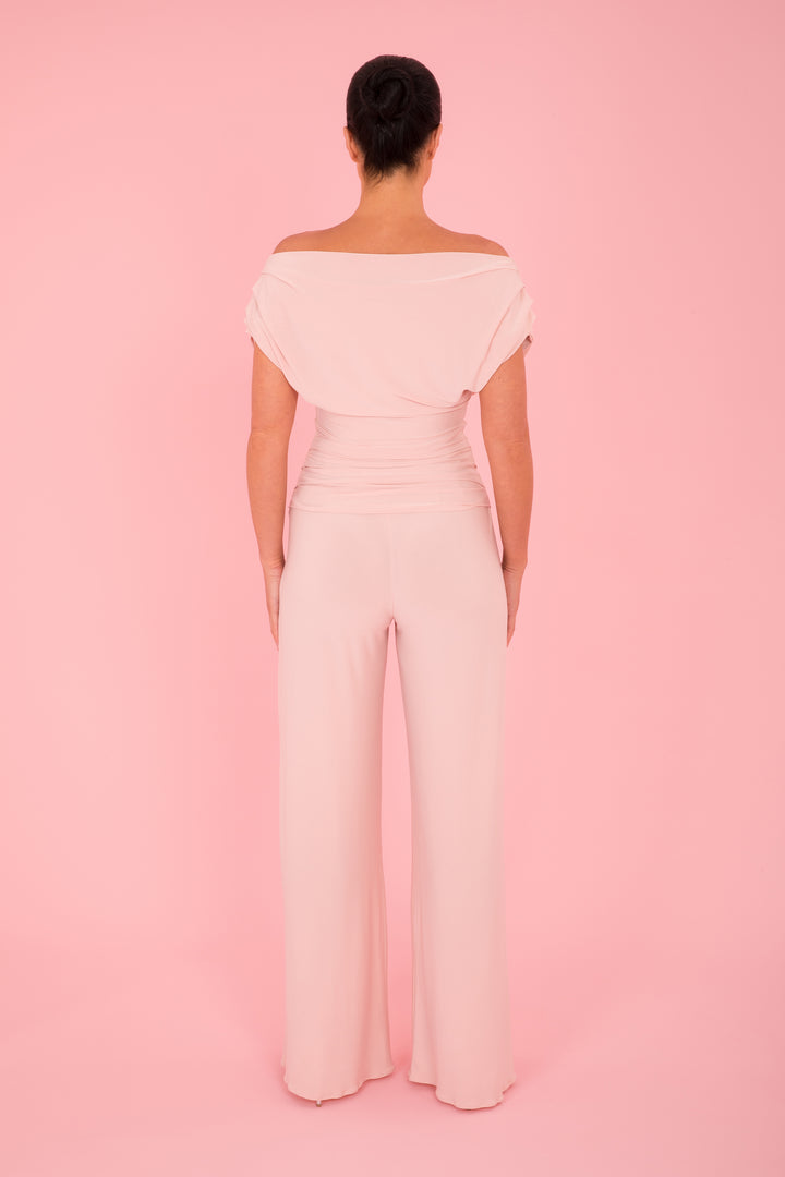 Carbon jumpsuit in blush