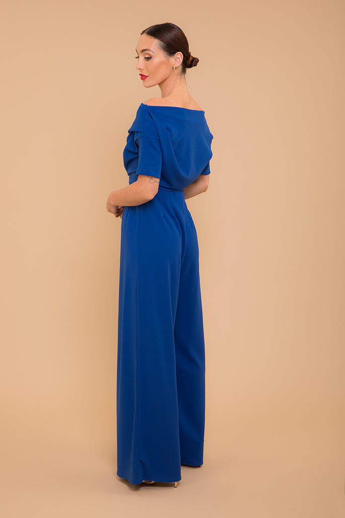 Lima jumpsuit in cobalt blue