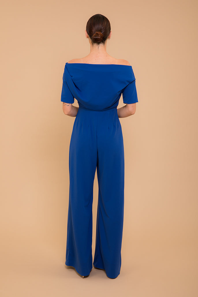 Lima jumpsuit in cobalt blue