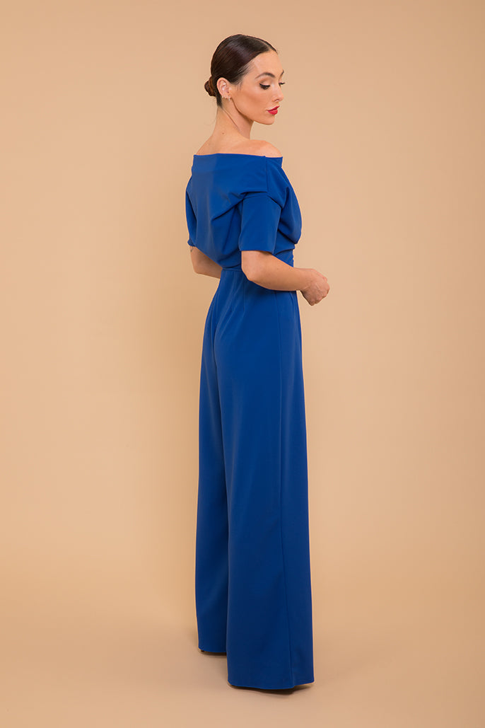 Lima jumpsuit in cobalt blue