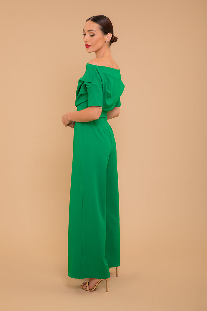 Lima jumpsuit in emerald green