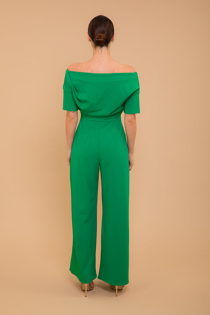 Lima jumpsuit in emerald green