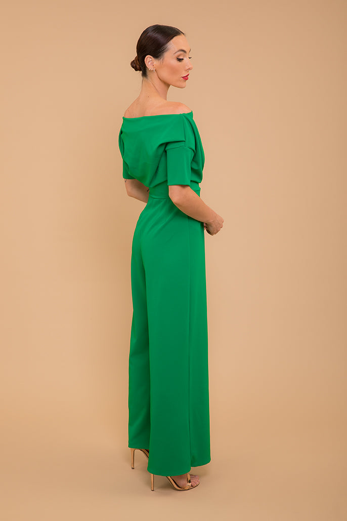 Lima jumpsuit in emerald green